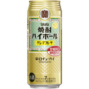 タカラ 宝 焼酎ハイボール グレープフルーツ 500ml×24本(代引き不可)【送料無料】