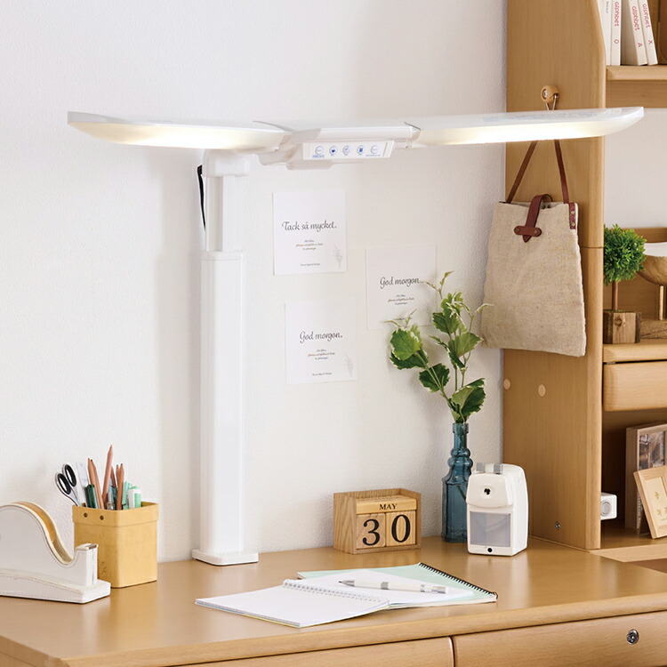 みーホワイトデスク LEDライト付き みー様専用ホワイトデスク LEDライト付き