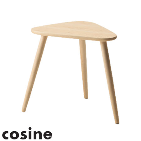 【cosine トリコサイドテーブル メープル】 日本製 旭川家具 コサイン サイドテーブル テーブル ソファ ベッド ベッドサイド(代引不可)【送料無料】｜リコメン堂生活館
