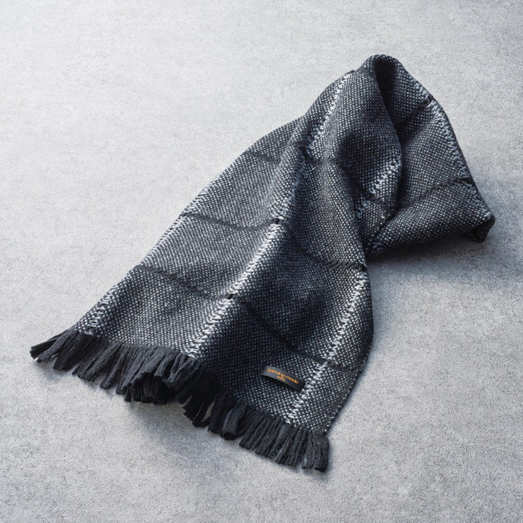 楽天市場】武州織技 スピニングモード ウールマフラー ツーカラー