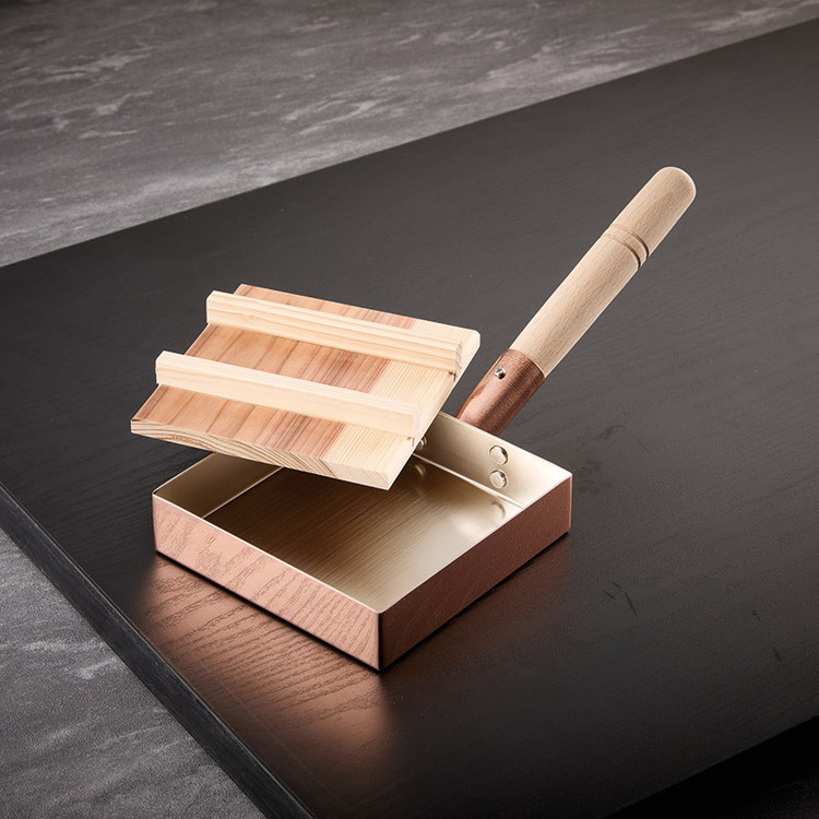 本職用玉子焼き15cm(木蓋付) 食楽工房 調理用品 CNE115KB(代引不可)【送料無料】