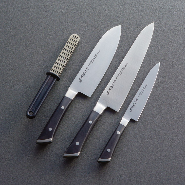 共口金料理包丁4点セット 濃州孫六作 包丁 200H(代引不可)【送料無料】｜リコメン堂生活館