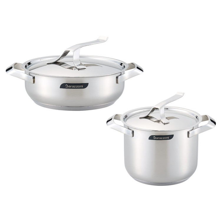 ローキャセロール&MY POT ストックポット(蓋付) バラゾーニ 調理用品 160004024+160001020(代引不可)【送料無料】|リコメン堂生活館