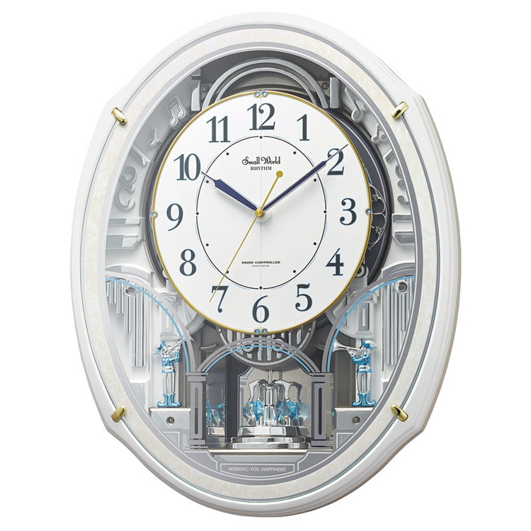 電波時計 パルタージュ 楽天市場】スモールワールド パルタージュM473N 電波からくり時計