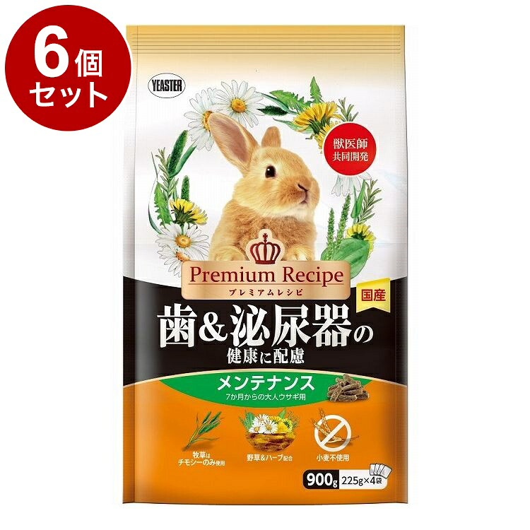 【6個セット】 イースター プレミアムレシピ ラビット 歯&泌尿器の健康に配慮 メンテナンス 900g【送料無料】