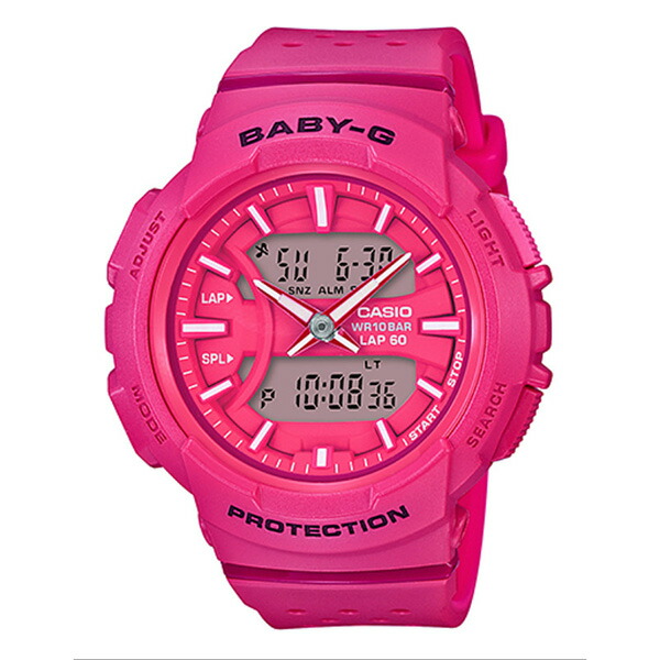 オープニング大放出セール カシオ Casio ベビーg Baby G For Running アナデジ クオーツ レディース クロノ 腕時計 時計 Bga 240 4a ピンク リコメン堂生活館 流行に Www Faan Gov Ng