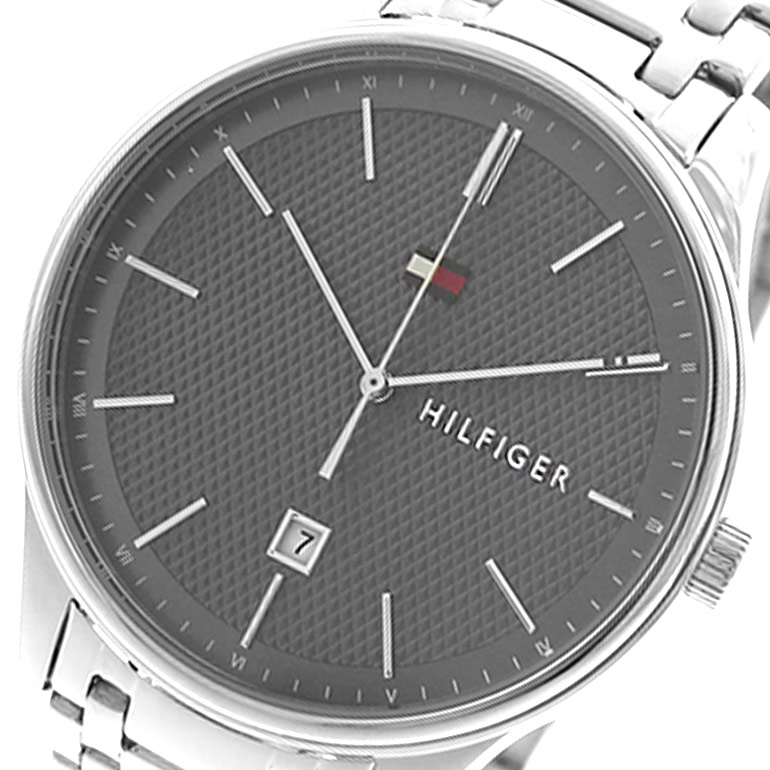 楽天市場 トミーヒルフィガー Tommy Hilfiger 腕時計 時計 メンズ クォーツ グレー シルバー リコメン堂生活館