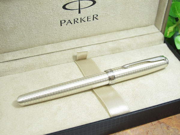 お得な特別割引価格 オリジナル ソネット パーカー Parker 万年筆 B 太字 送料無料 Ctfp プレシャススターリングシルバー Md Www Alsoudani Com