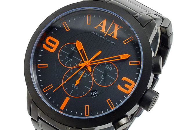 armani exchange orange watch