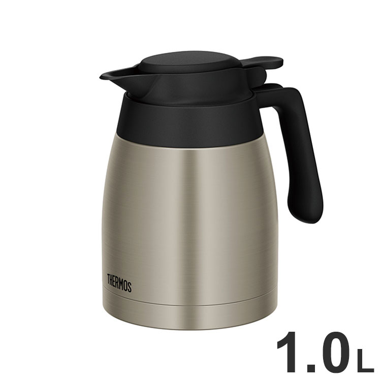 サーモス TTG-1000 S ステンレスポット 1.0L ステンレス THERMOS【送料無料】