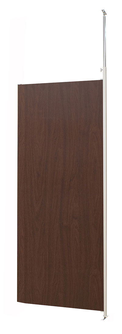 突っ張りパ-テ-ションボ-ド幅87.5cm 連結用 ダークブラウン【送料無料】