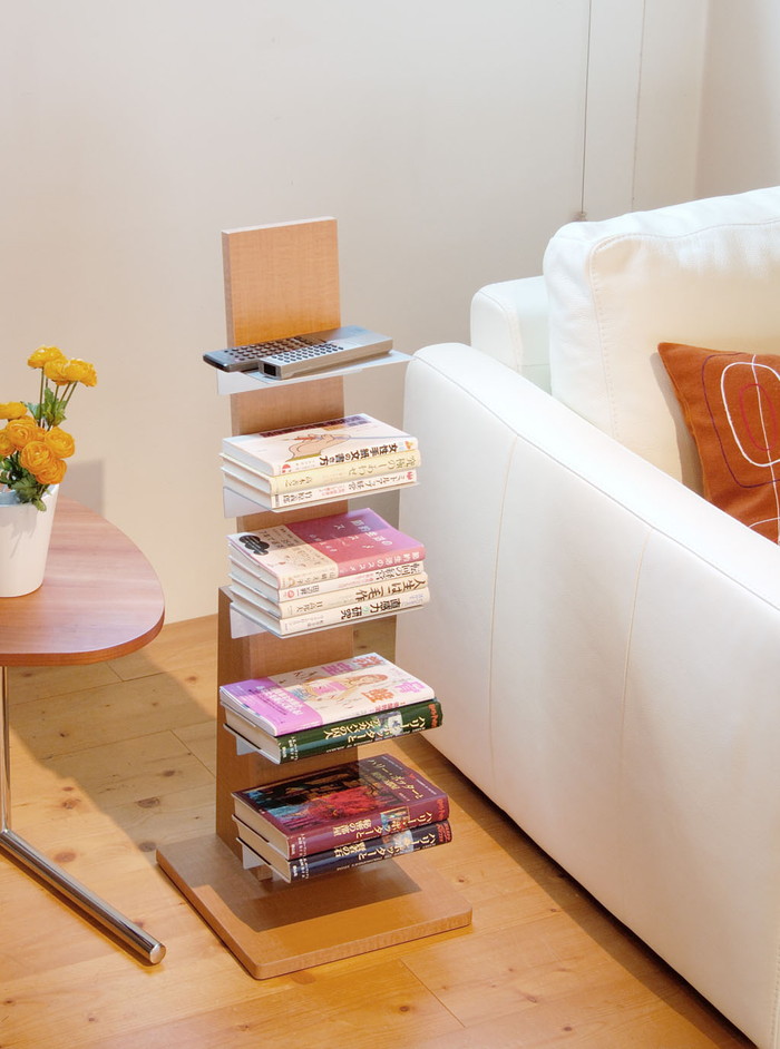 オークス　ブックタワー　ロータイプ　ナチュラル オークス ブックタワー ロータイプ ナチュラル(代引不可)【送料無料】