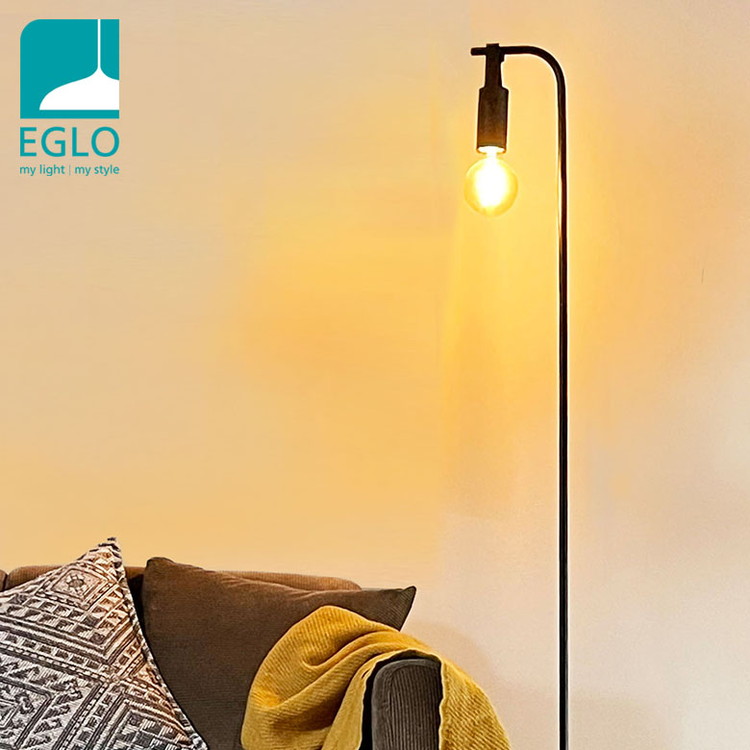 EGLO フロアライト スタンドライト おしゃれ 北欧 間接照明 フロアスタンド 寝室 リビング フロアランプ アンティーク LED インテリア 照明 EGLO APRICALE 205944J 電球別売(代引不可)【送料無料】