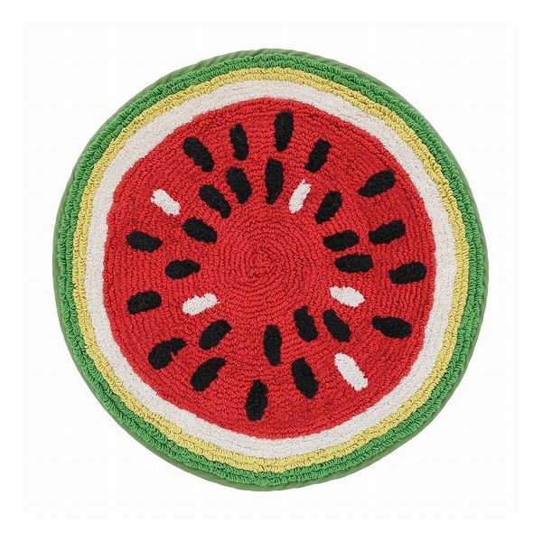 ラグマット ジューシー スイカ 刷新 お間 幼気 おしゃれ Foxunivers Com