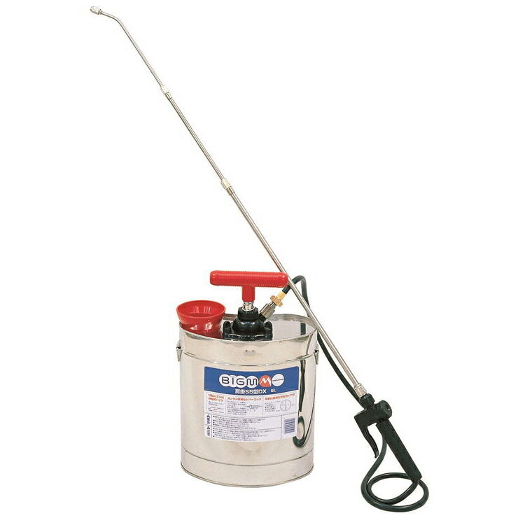 丸山製作所 BIGMマルヤマ ステンレス製噴霧器 5L 伸縮ノズル付 肩掛S5型DX 散水 散布 (代引不可)【送料無料】