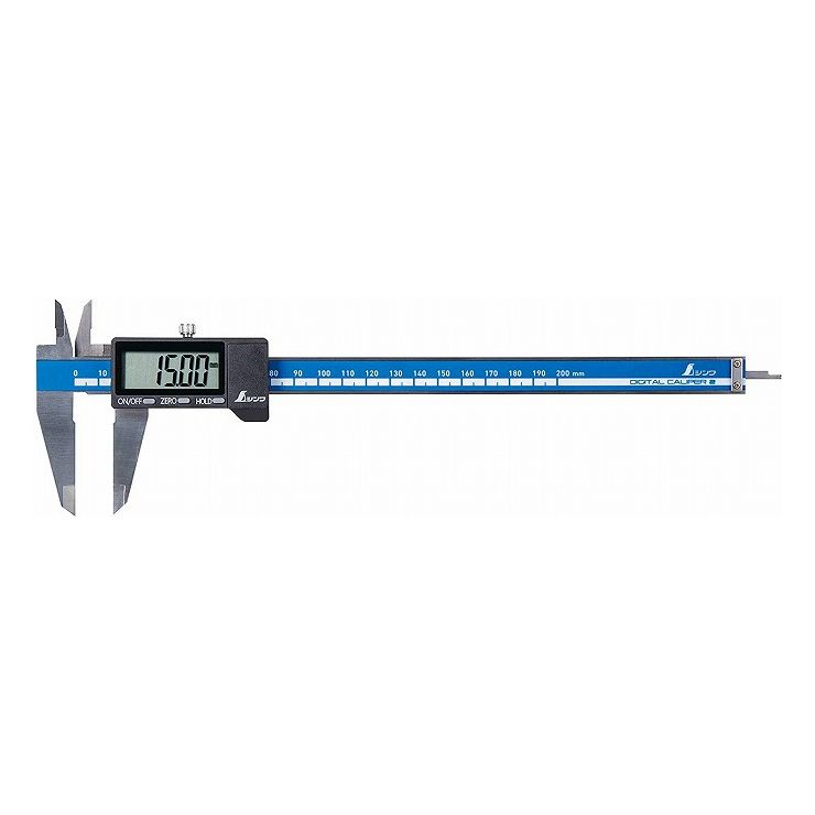 シンワ測定 デジタルノギス 大文字2 200mm 19996【送料無料】