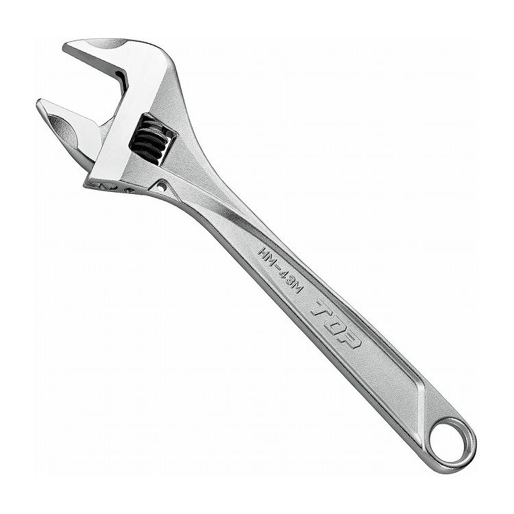 トップ工業 TOP ガタ無シモンキレンチ ワークワイド 口開長43mm 300mm HM-43M【送料無料】