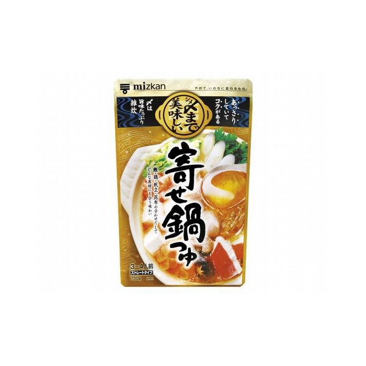 市場 本日ポイント5倍相当 〆まで美味しい ごま豆乳鍋つゆ 株式会社ミツカン