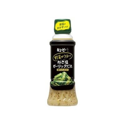 【12個セット】 キユーピー 野菜がうまい!ねぎ塩ガーリック 300ml x12(代引不可)【送料無料】