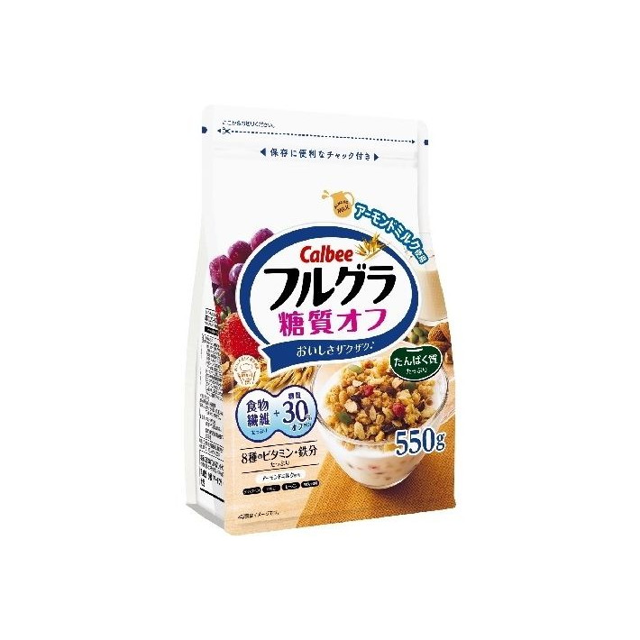 【単品6個セット】 カルビー フルグラ 糖質オフ 550g(代引不可)【送料無料】
