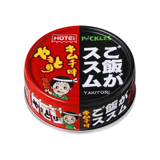 【単品24個セット】 ホテイ やきとりご飯がススム キムチ味 70g(代引不可)【送料無料】