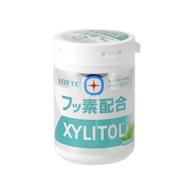【単品6個セット】 ロッテ キシリ+フッ素Pミント スリムB 125g(代引不可)【送料無料】