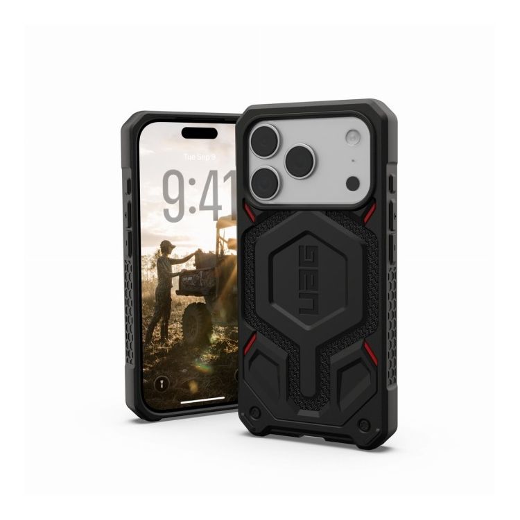 URBAN ARMOR GEAR iPhone 17 Pro 2025対応耐衝撃ケース MONARCH PRO KEVLAR MAGSAFE ケブラーブラック UAG-IPH25MA-PMS-KB(代引不可)【送料無料】