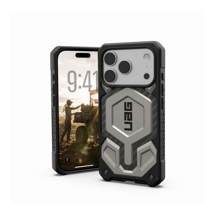 URBAN ARMOR GEAR iPhone 17 Pro 2025対応耐衝撃ケース MONARCH PRO MAGSAFE チタン UAG-IPH25MA-PMS-TI(代引不可)【送料無料】