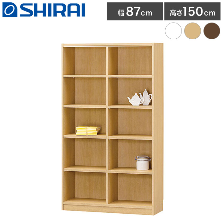 正規店仕入れの 楽天市場 白井産業 タナリオ 収納キャビネット 幅87cm 奥行き29cm 高さ150cm シンプル ラック 収納ラック フリーラック おしゃれ 代引不可 送料無料 リコメン堂生活館 50 Off Inquiport Net