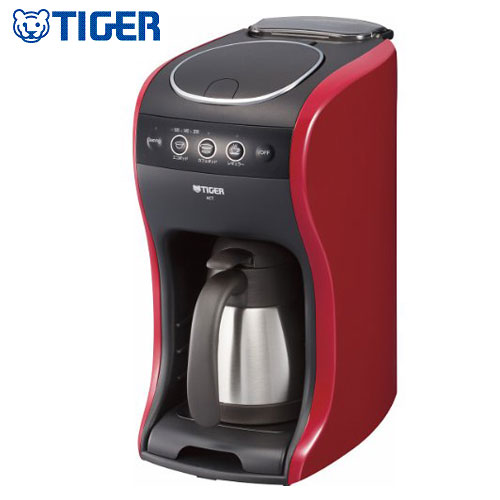 TIGER タイガー 魔法瓶 コーヒーメーカー カフェバリエ ACT-A040-R レッド