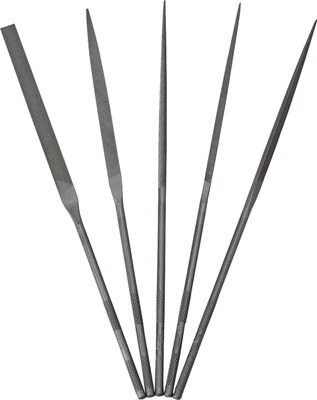 ツボサン 精密ヤスリ 5本組セット【ST00556T】(研削研磨用品・ヤスリ)【送料無料】