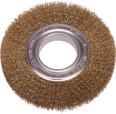 LESSMANN ホイルブラシ 100mm 0.2 真鍮線 323543【送料無料】｜リコメン堂生活館