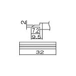 白光 こて先 スパチュラ 32【T12-1405】(はんだ・静電気対策用品・ステーション型はんだこて)【送料無料】