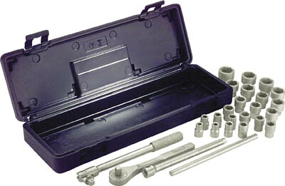Ａｍｐｃｏ 12角ソケットセット22個【AMCW-260M】(防爆・絶縁工具・工具セット（防爆）)(代引不可)【送料無料】
