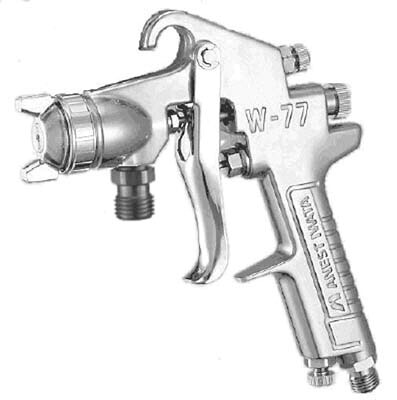 アネスト岩田 中形スプレーガン 吸上式 ノズル口径 Φ１．５ W7711S【送料無料】