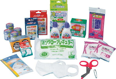 ｓａｎｗａ 防災用救急箱セット １０人用 400524【送料無料】｜リコメン堂生活館