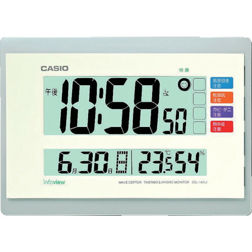 カシオ 電波置時計 IDL140J7JF【送料無料】