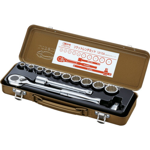 エビ ソケットレンチセット 差込角12.7mm 12角【送料無料】