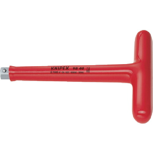 KNIPEX 絶縁T型ハンドル 1000V 1/2 9840【送料無料】|リコメン堂生活館