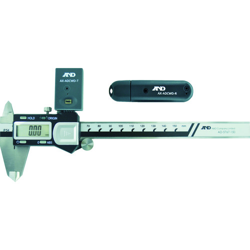 A&D ワイヤレス デジタルノギス(送・受信機付属セット) AD-5767-150S AD5767150S【送料無料】｜リコメン堂生活館