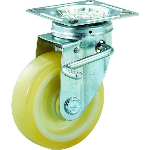 TRUSCO トラスコ ハイテンプレス製ナイロンウレタン車 自在S付金具 130パイ HTTUJB130A【送料無料】