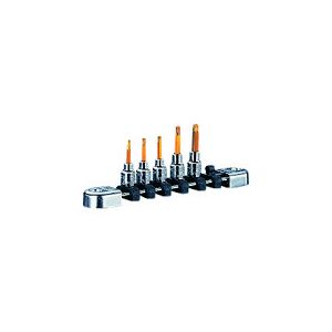 ネプロス 6.3sq.T型トルクスビットソケットセット[5コ組] NTQ4T05A【送料無料】｜リコメン堂生活館