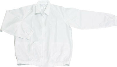 ブラストン ジャケット（衿付）－白－3Ｌ【BSC-41001-W-3L】(理化学・クリーンルーム用品・クリーンルーム用ウェア)【送料無料】