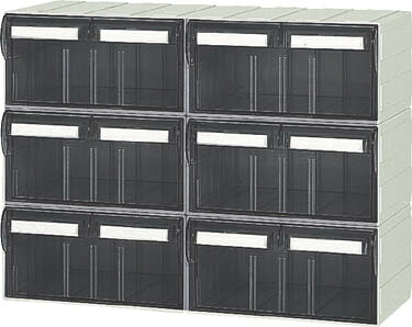 サカセ ビジネスカセッター Sタイプ S241×6個セット品【S-S241】(工場用保管設備・小型パーツケース)【送料無料】|リコメン堂生活館