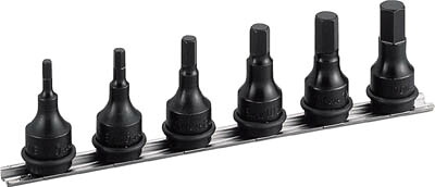 ＴＯＮＥ インパクト用ヘキサゴンソケットセット（ホルダー付） 6ｐｃｓ【HAH406】【送料無料】