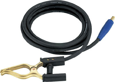 ＴＲＵＳＣＯ アースクリップジョイント付き 5ｍ【TWC-225KE】(溶接用品・電気溶接用品)【送料無料】