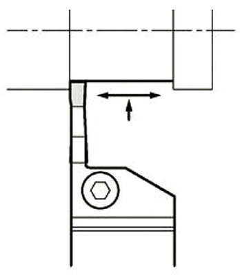 京セラ 溝入れ用ホルダ 【KGDL2020-C】(旋削・フライス加工工具・ホルダー)【送料無料】