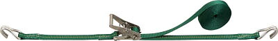 ＴＲＵＳＣＯ 強力型ベルト荷締機 ＳＵＳ金具 25ｍｍ幅 300ｋｇ Ｊフック【GX25S-300J】【送料無料】