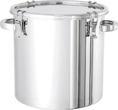 日東 ステンレスタンクＳＵＳ316Ｌクリップ式密閉タンク20Ｌ【CTH-30-316L】(ボトル・容器・ステンレスタンク)【送料無料】