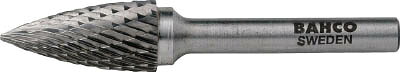 バーコ トンガリ形超硬ロータリーバーダブルカット【BAHG1625M06X】(研削研磨用品・超硬バー)【送料無料】